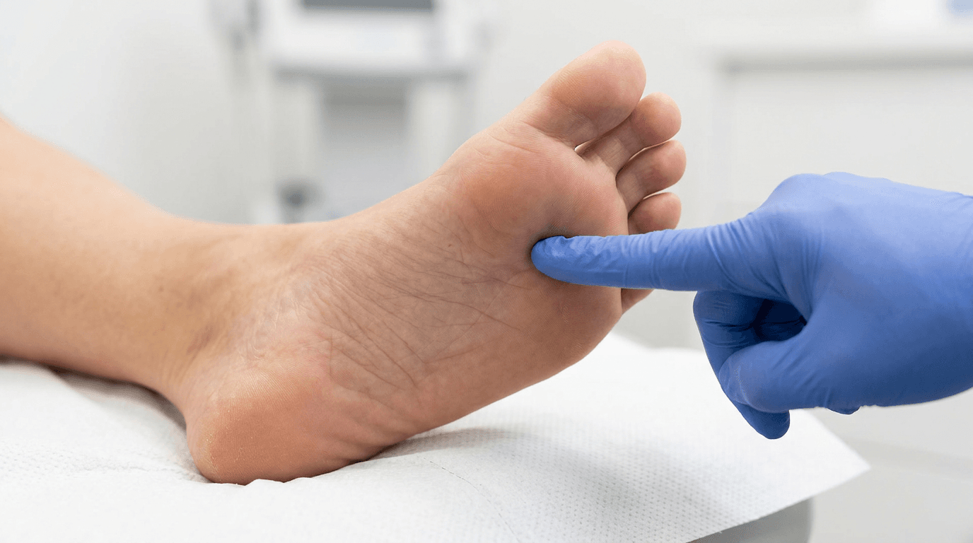 Métatarsalgie et douleur à l'avant-pied